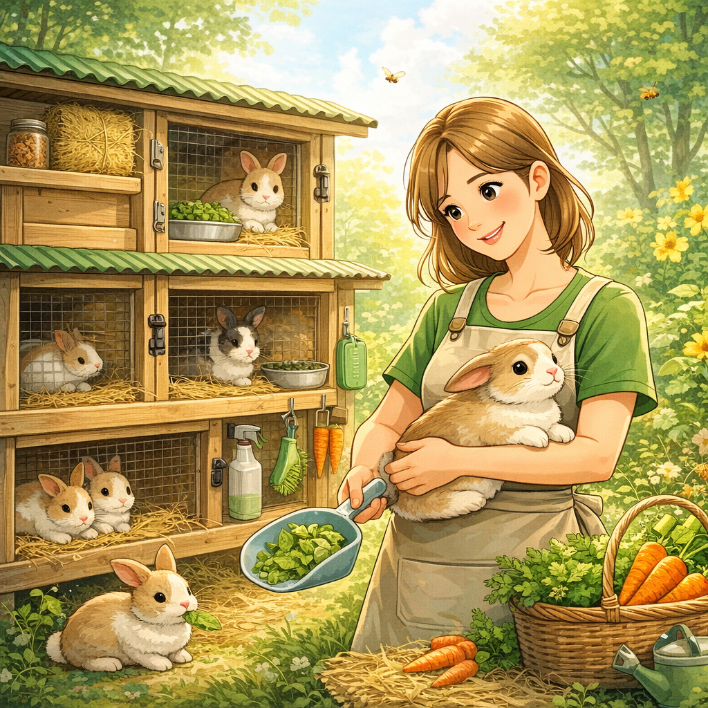 Kézhez szoktatás, bizalomépítés – Noble Bunnies